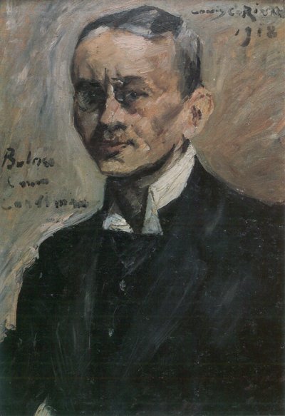 Retrato del escritor Carl Bulcken de Lovis Corinth